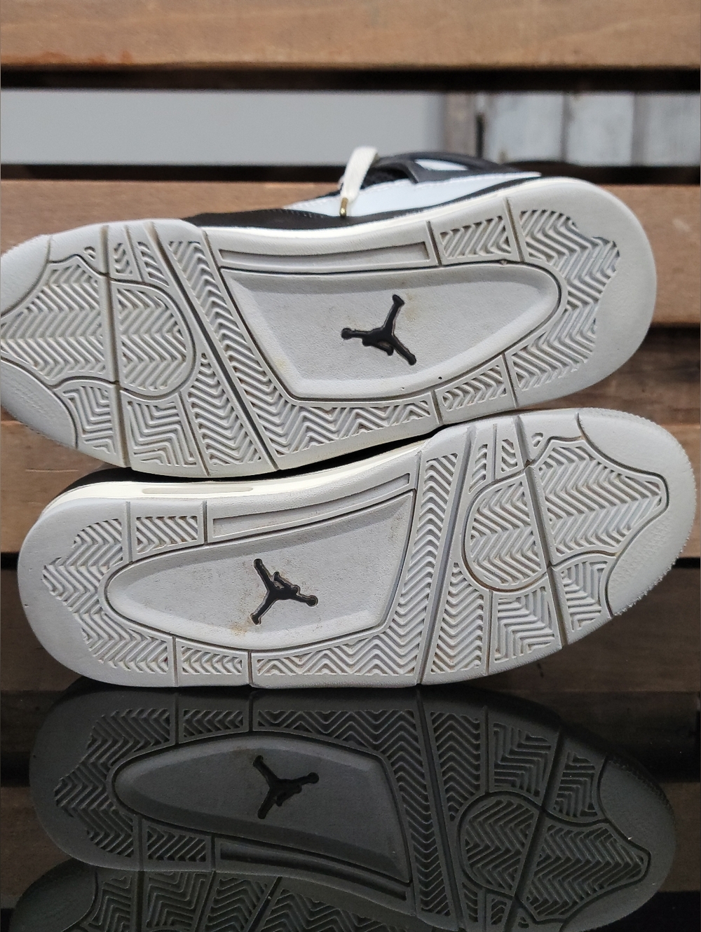 Nike Air Jordan 4 Retro "Platinum Gold" Wmns 8 Same Day Shipping - Picture 10 of 14